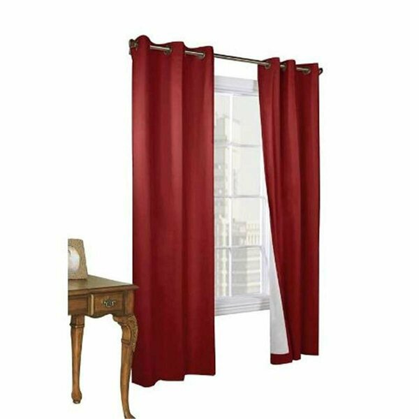 Commonwealth Home Fashions Commonwealth Home Fashion 54 in. Thermalogic Insulated Grommet Top Curtain, Burgundy 70370-188-803-54